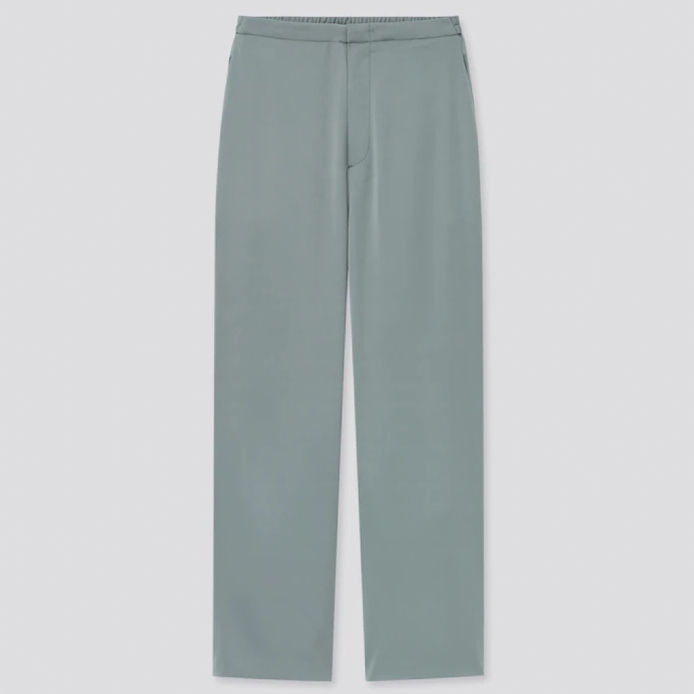 Uniqlo Satin Relaxed Straight Pants